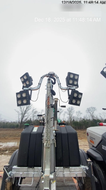 2023 Wanco WLTT-4MM4K Diesel, Deep Sea Controller, Shore Power Plug, Auto Start, (4) 350W LED Floodlights, 4kW Generator, 60 Gal Fuel Tank, 2" Ball, T3