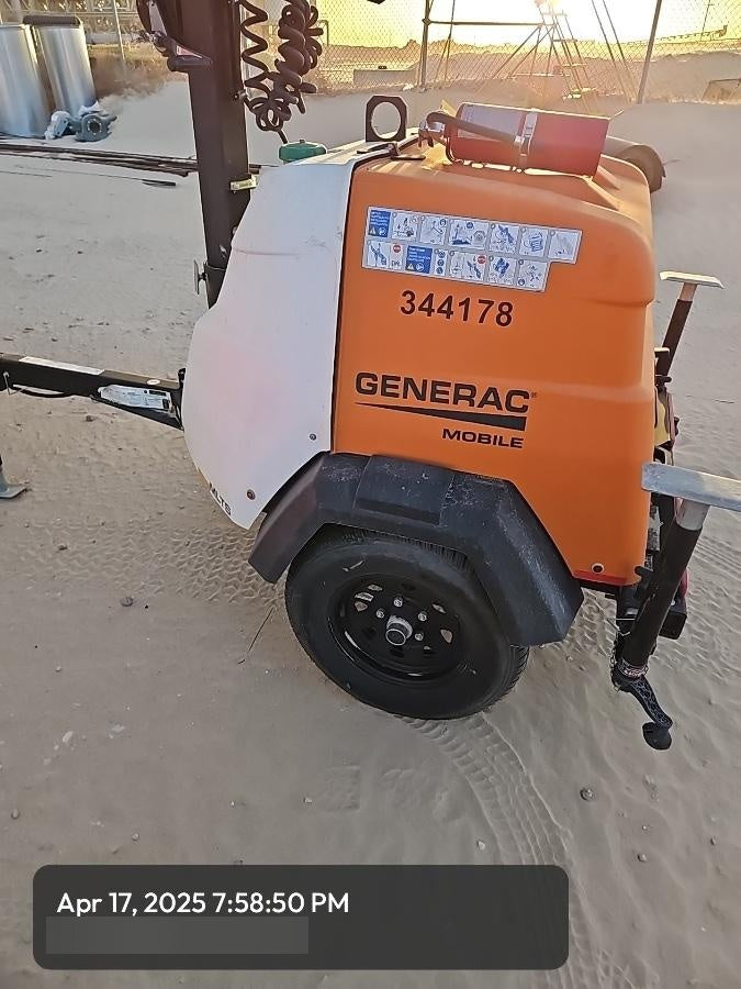 2023 Generac MLT2 Diesel, Flex Switch 120V Input, Powerzone Controller, (4) 320W LED Lights, 4kW Generator, 39.9 Gal Fuel Tank, 2" Ball, T3