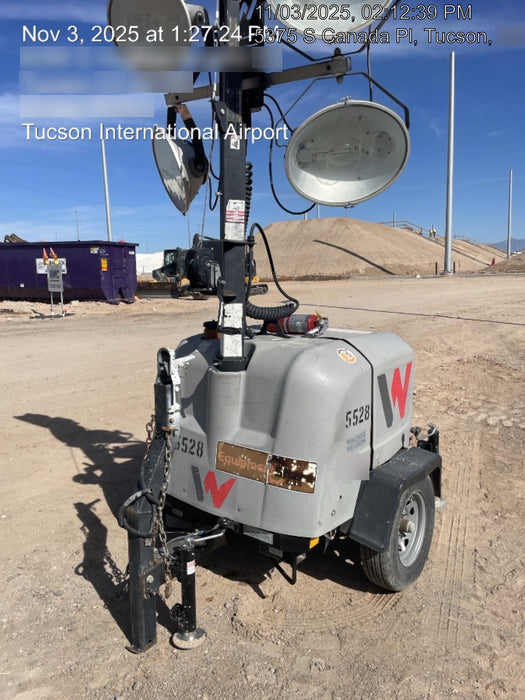 2017 Wacker Neuson LTV6L-MH Wacker Neuson 6 kW Towable Light Generator