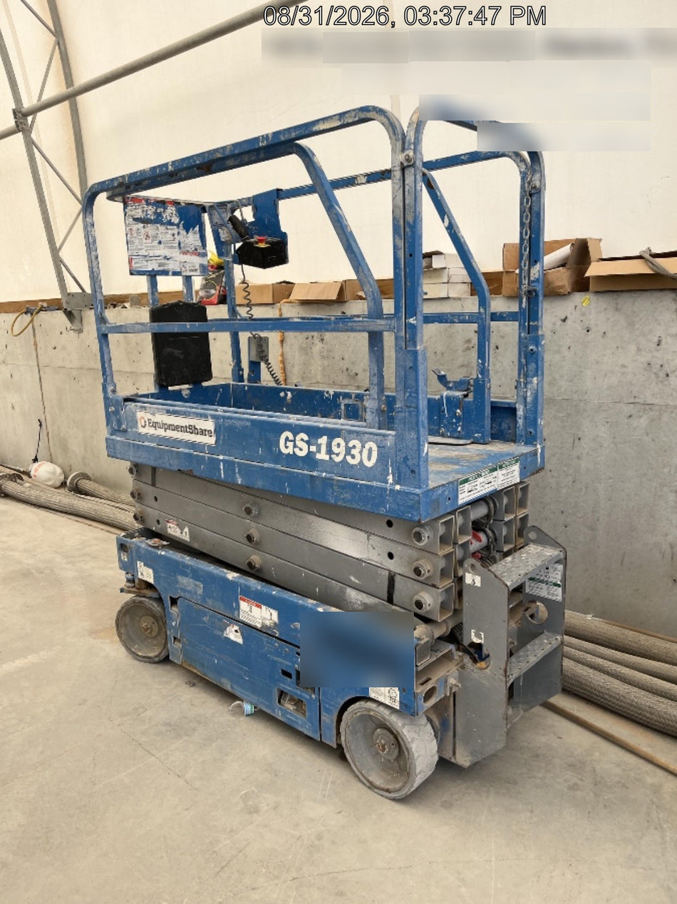 2018 Genie GS-1930 Genie GS-1930 Scissor Lift w/Standard Options