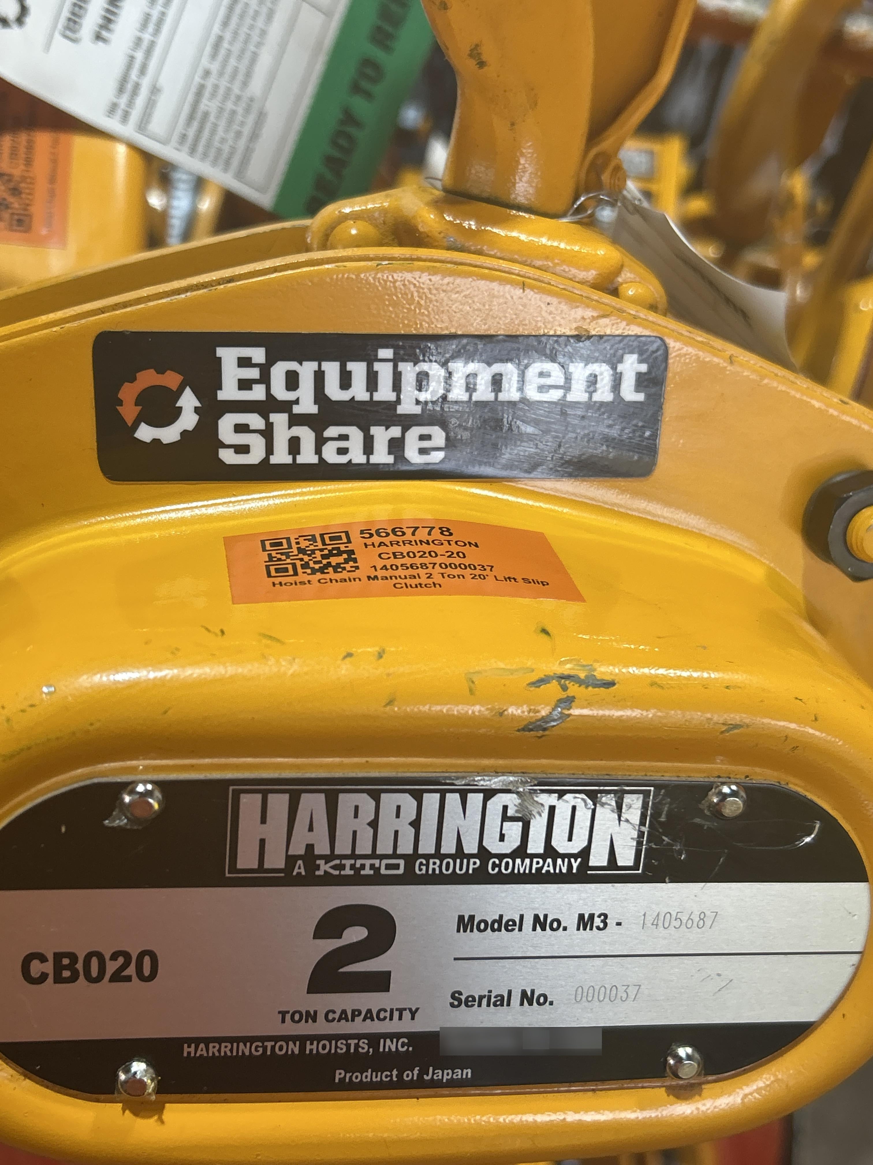 2025 HARRINGTON CB020-20