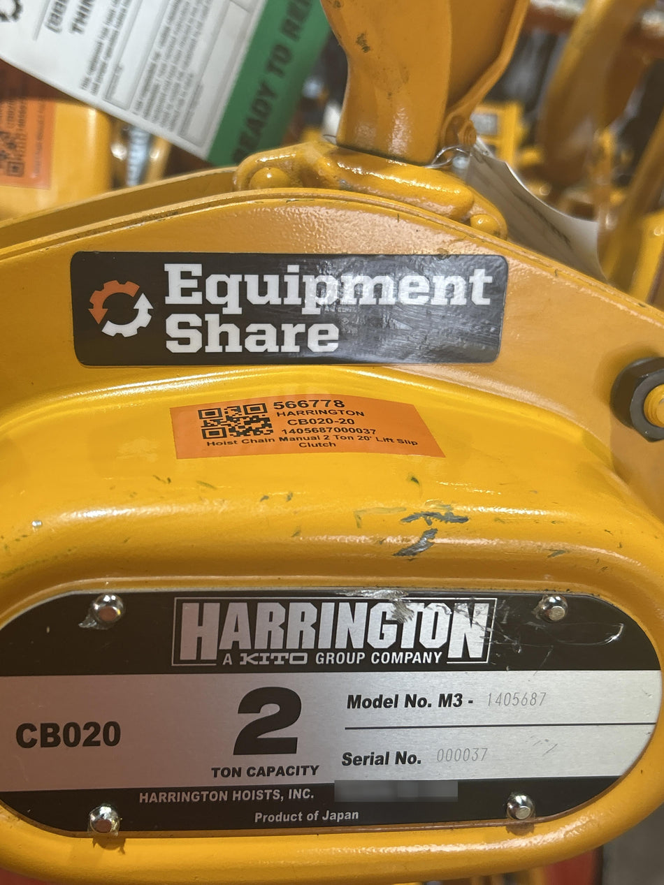 2025 HARRINGTON CB020-20
