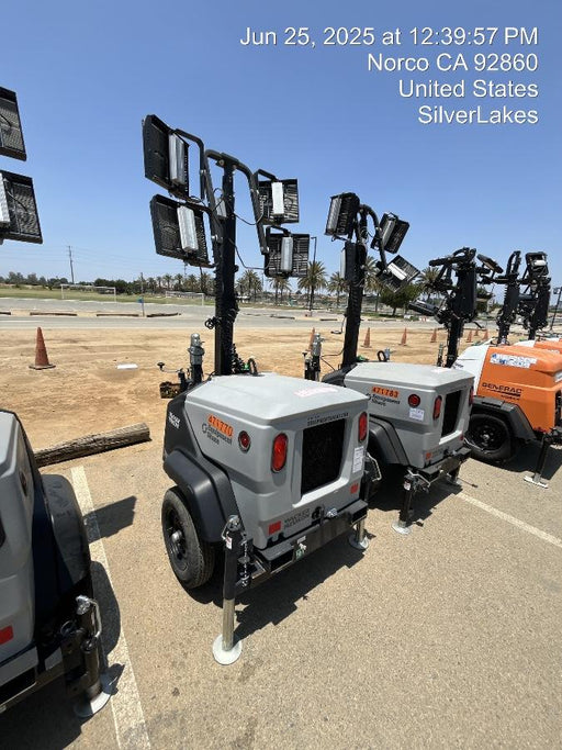 2024 Wacker Neuson LTT4 Diesel, Kohler KDW702, Deep Sea Controller, Auto Start, LED 320W, Bypass Outlet, T3