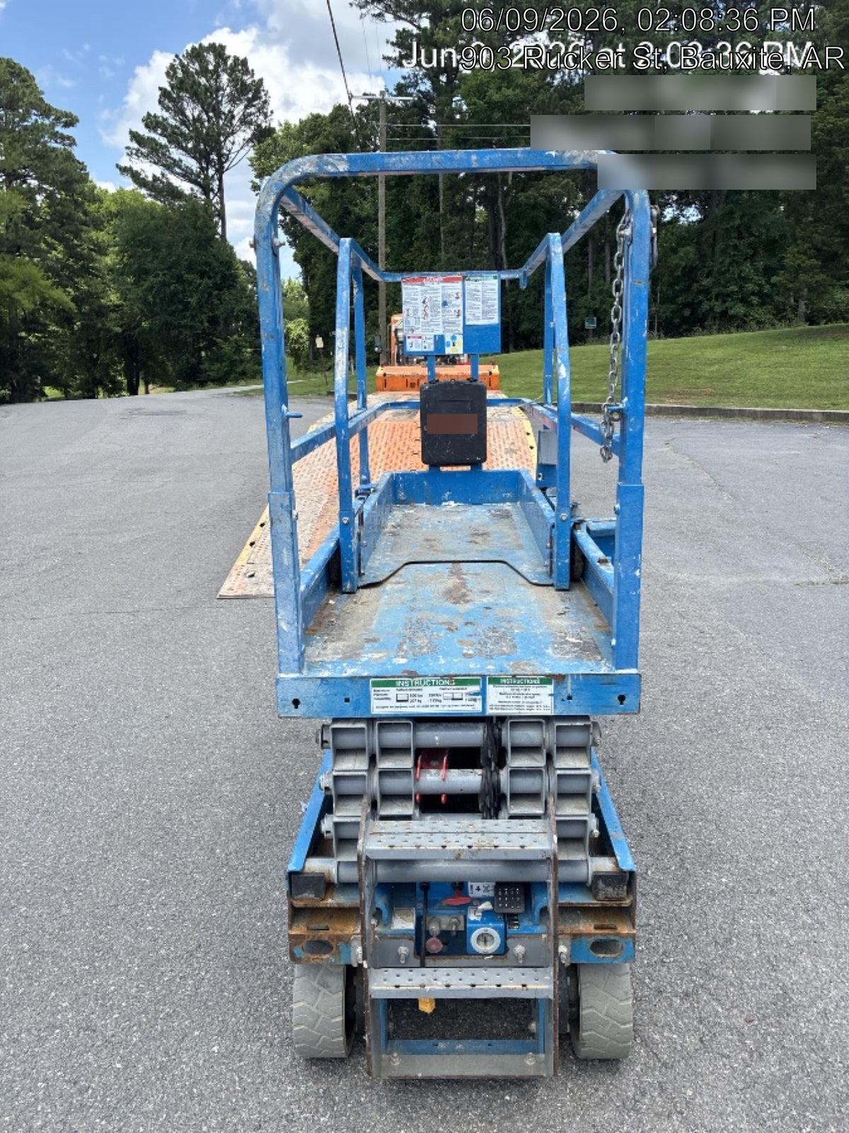 2019 Genie GS-1930 Fixed Rails with Chain Entry