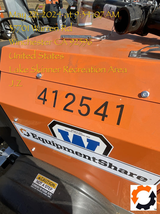 2024 Wanco WLTT-4MM4K Diesel, Deep Sea Controller, Shore Power Plug, Auto Start, (4) 350W LED Floodlights, 4kW Generator, 60 Gal Fuel Tank, 2" Ball, T3