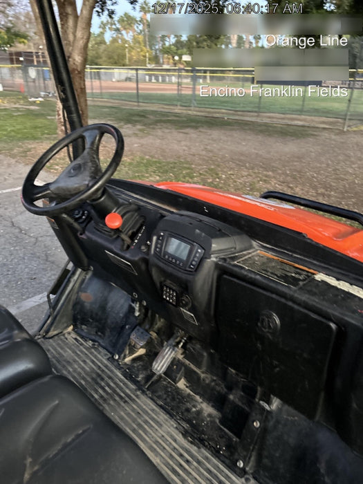 2020 Kubota RTV-X1140W-H 4WD utility cart -LED strobe -Windshield tempered glass -Plastic canopy -Wire harness kit -Backup alarm