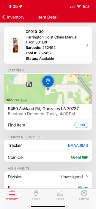 2022 HARRINGTON CF010-30