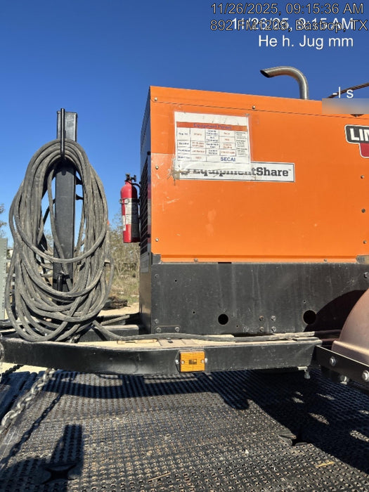 2022 Lincoln Electric LE400 Kubota V1505, Trlr, Cable Rack, Light Kit, ES Decals, T3