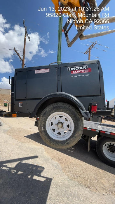 2021 Lincoln Electric Dual Maverick 200/200X Ready Pak 3 (includes trailer, cable rack, fender light kit)