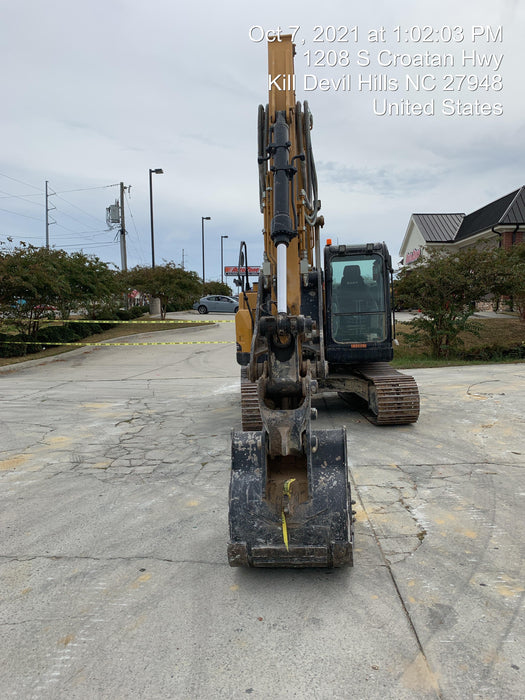 2020 Sany SY155U Rubber Tracks, Front Blade