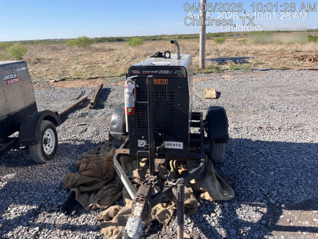 2019 Lincoln Electric Vantage 322 Lincoln Vantage 322 Welder w/Trailer, Light Kit, Cable Rack