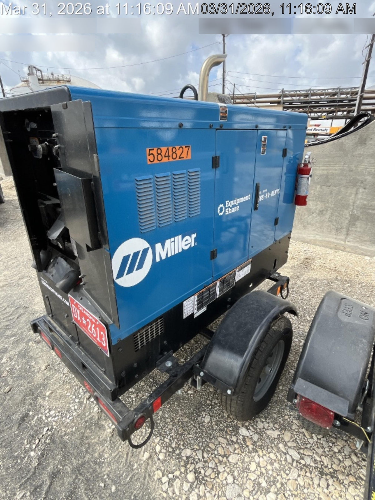2025 MILLER ELECTRIC BIG BLUE 500