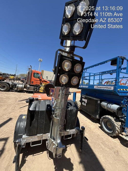 2024 Wanco WLTT-4MM4K Diesel, Deep Sea Controller, Shore Power Plug, Auto Start, (4) 350W LED Floodlights, 4kW Generator, 60 Gal Fuel Tank, 2" Ball, T3