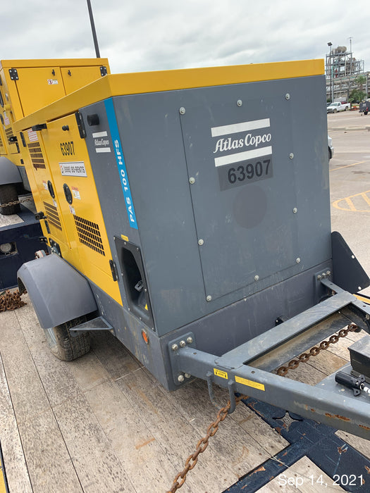 2020 ATLAS COPCO PAS 100 HF CS Enclosed