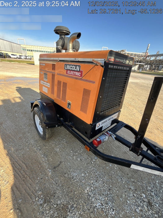2021 Lincoln Electric Vantage 549X Ready Pak 3, ORANGE (includes trailer, cable rack, fender light kit)