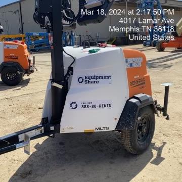 2024 Generac MLT2 Diesel, Flex Switch 120V Input, Powerzone Controller, 
(4) 320W LED Lights, 4kW Generator, 39.9 Gal Fuel Tank, 2" Ball, T3