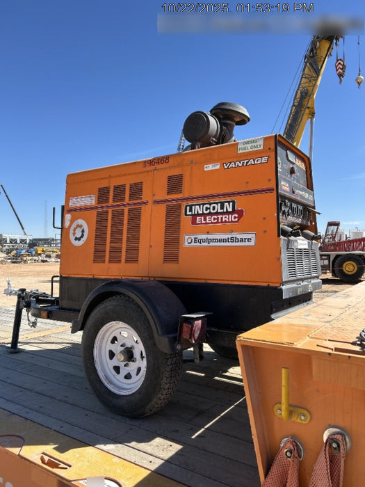 2021 Lincoln Electric Vantage 549X Ready Pak 3, ORANGE (includes trailer, cable rack, fender light kit)