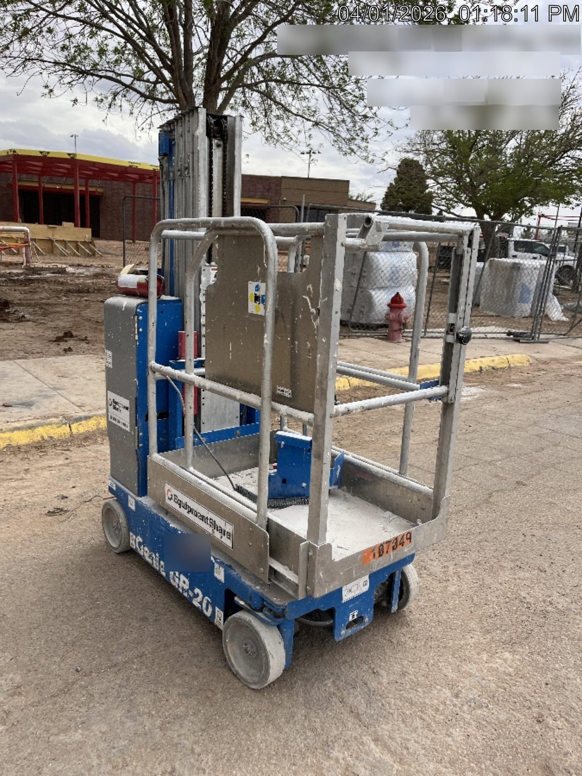 2020 GENIE GR-20
