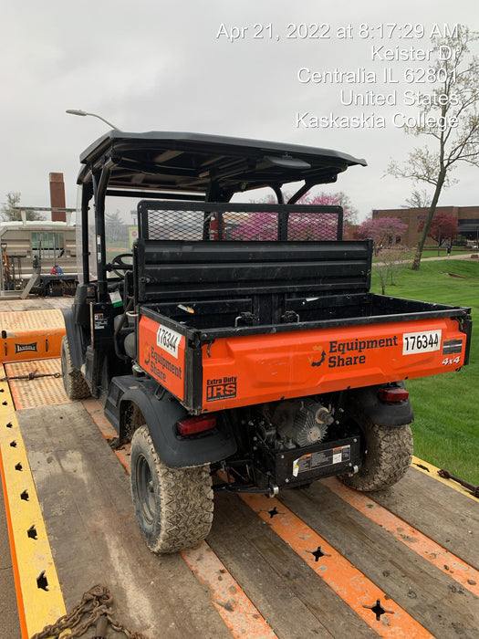 2022 Kubota RTV-X1140W-H Plastic Canopy, Windshield Acrylic Clear, LED Strobe Light, Wire Harness Kit, Back up Alarm