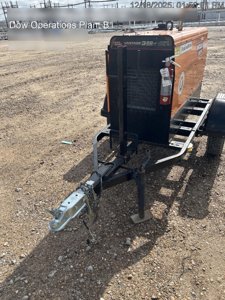 2021 Lincoln Electric Vantage 322 Vantage 322 Ready Pak 3 w/ Decals, ORANGE (includes trailer, cable rack, fender light kit) NO Telematics