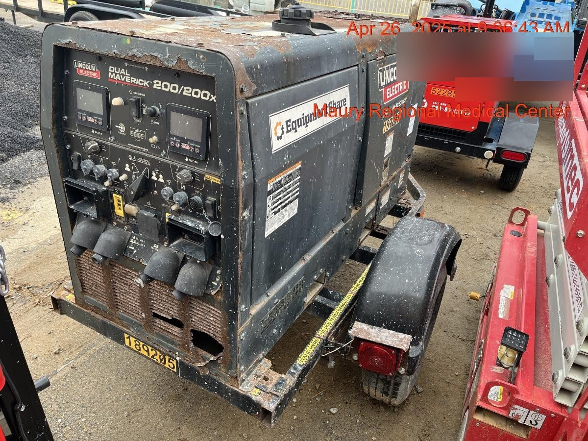 2021 Lincoln Electric Dual Maverick 200/200X Ready Pak 3, Includes Trailer, Cable Rack, Fender Light Kit