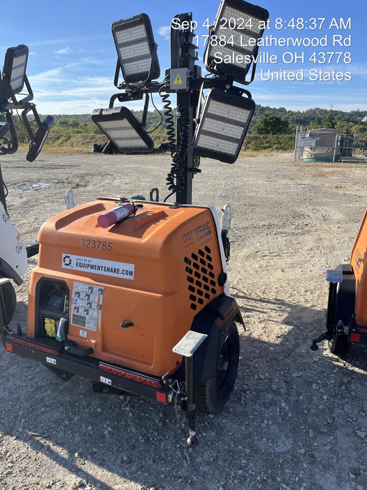 2023 Generac MLT2 Diesel, Flex Switch 120V Input, Powerzone Controller, (4) 320W LED Lights, 4kW Generator, 39.9 Gal Fuel Tank, 2" Ball, T3