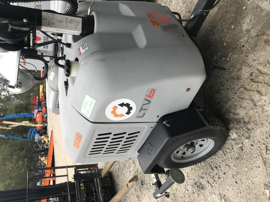 2019 Wacker Neuson LTV6L-MH Wacker Neuson LTV6L Mobile Light Tower w/Fuel Level Sensor Installed