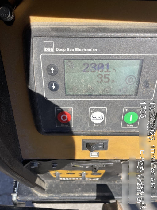 2022 Allmand NLV3GR (4) LED Light Fixture 350W, 23' Vertical Mast, 3kW Prime, Towable, Deep Sea L401, Leveling Jacks, Yanmar T4F 5.8hp