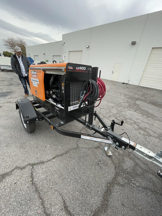 2022 Lincoln Electric LE400 Kubota V1505, Trlr, Cable Rack, Light Kit, ES Decals, T3