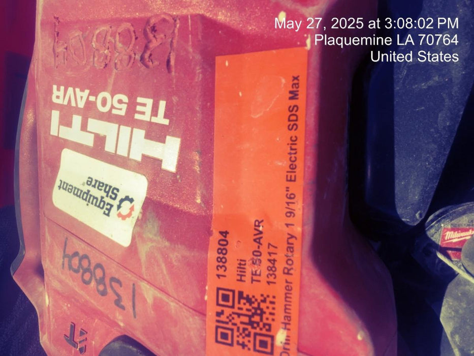 2021 HILTI TE 50-AVR