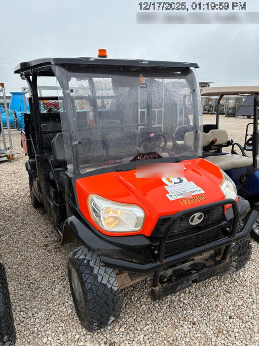 2021 Kubota RTV-X1140W-H Plastic Canopy, Windshield Acrylic Clear, LED Strobe Light, Wire Harness Kit, Back up Alarm