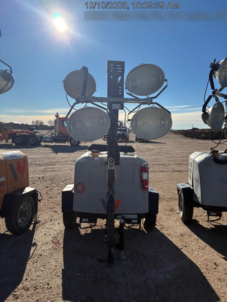 2019 Wacker Neuson LTV6L-MH Mobile Light Tower w/Fuel Level Sensor Installed
