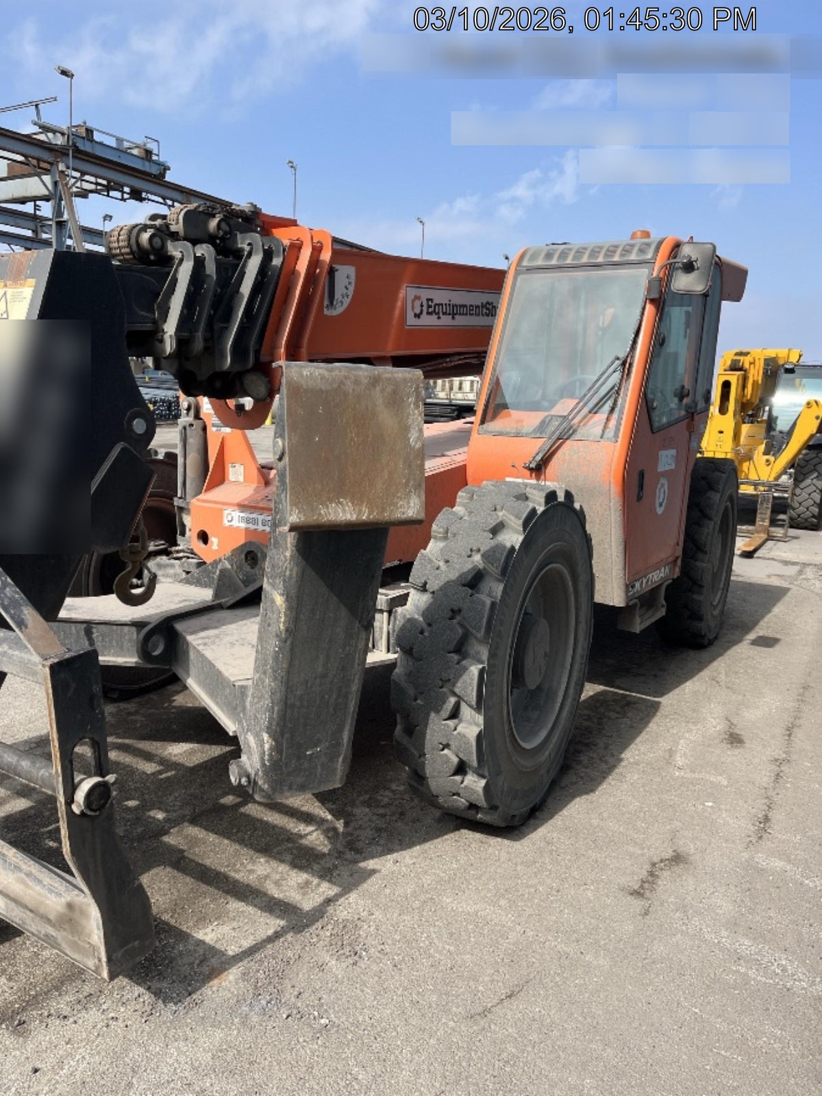 2022 Skytrak 12054 74Hp Dsl, Cab/Heat/Air, Solid Tires, LED WL