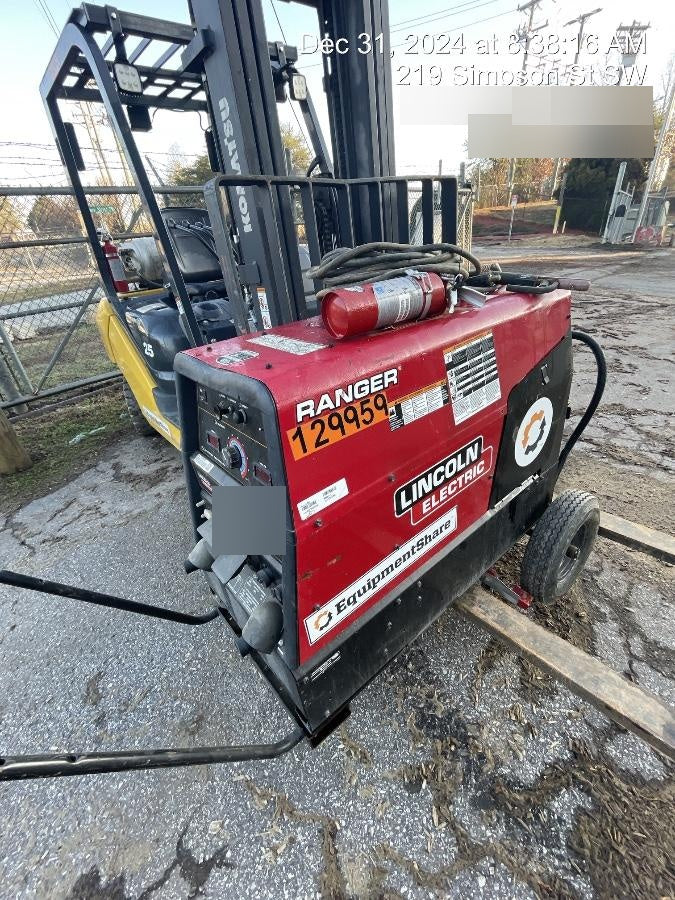 2021 Lincoln Electric Ranger 305 LPG K3430-1, Ranger 305 LPG, Undercarriage, Tank Holder & Strap, 10kw AC Gen, 25hp Kohler LPG Eng