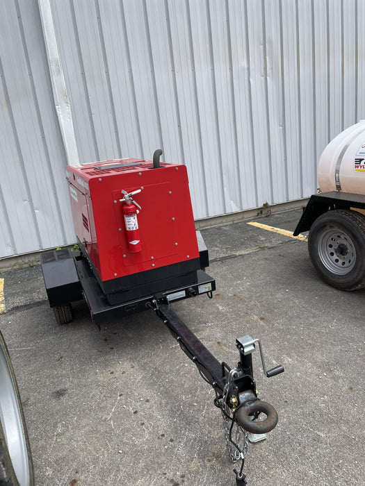 2023 Shindaiwa DGW400MDL Kubota D902 Engine, 23 HP, Dual Op Welder, Wire, Arc, Droop Stick, Tig, and CC Stick Functionality, Simulphase, 3 Phase and 1 Phase Gen Output, Single Axle NB Trlr, Slr Trckl Chrg 12V 12W, Fire Ext