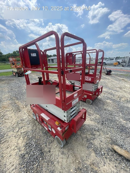2017 MEC 1330SE 13' Scissor Lift w/2 Year Full Extended Warranty