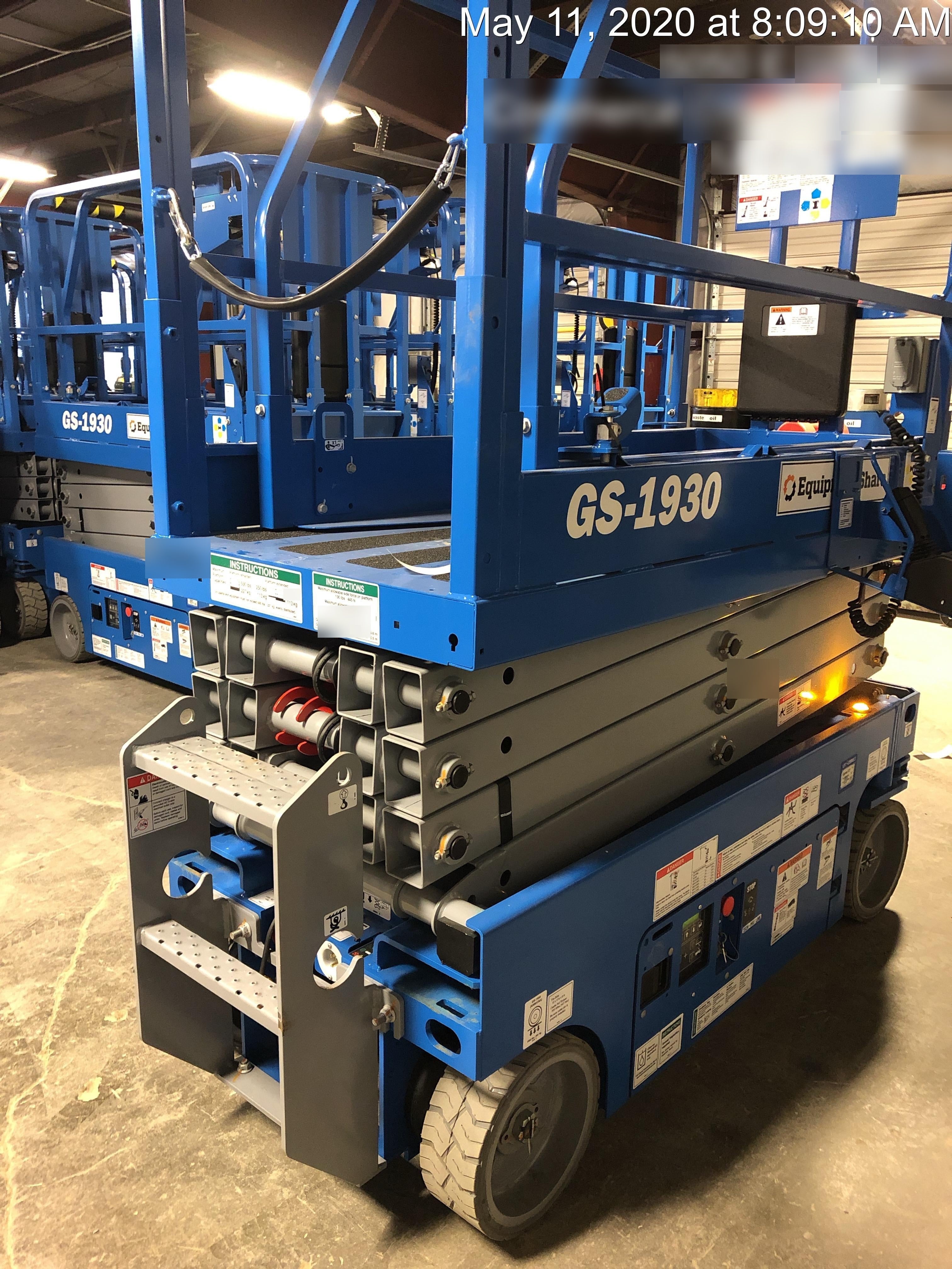 2020 Genie GS-1930 Fixed rails with chain entry gate - Pre A92.20