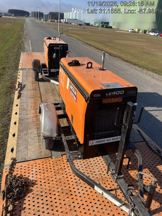 2022 Lincoln Electric LE400 Kubota V1505, Trlr, Cable Rack, Light Kit, ES Decals, T3