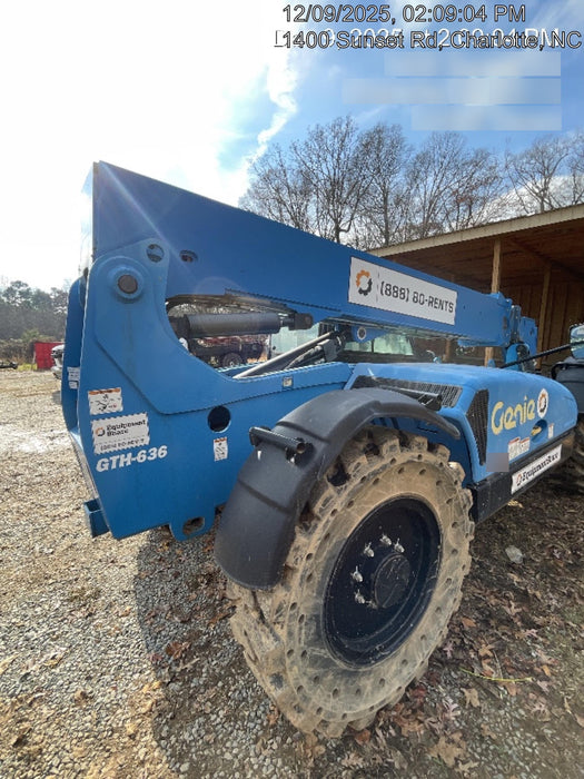 2020 Genie GTH-636 Cab/Heat/Air, Solid Tires, Work Lights, Beacon, Aux Hydraulics, Back up Alarm
