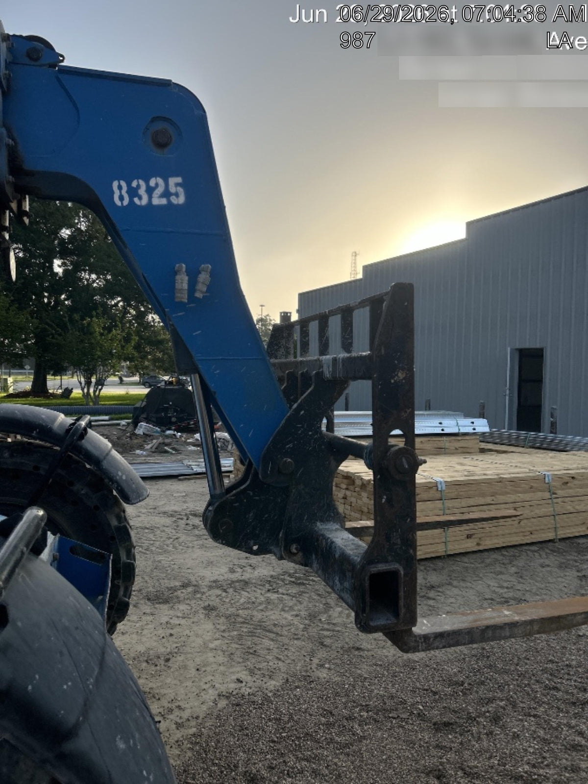 2018 Genie GTH-636 Genie GTH-636 w/Open ROPS, Solid Tires, Work Light/Beacon, 48" Carriage and Forks