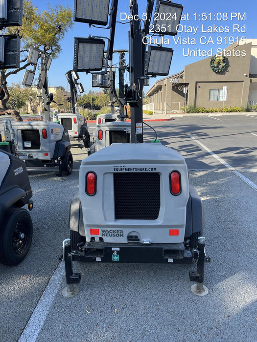 2024 Wacker Neuson LTT4 Diesel, Kohler KDW702, Deep Sea Controller, Auto Start, LED 320W, Bypass Outlet, T3