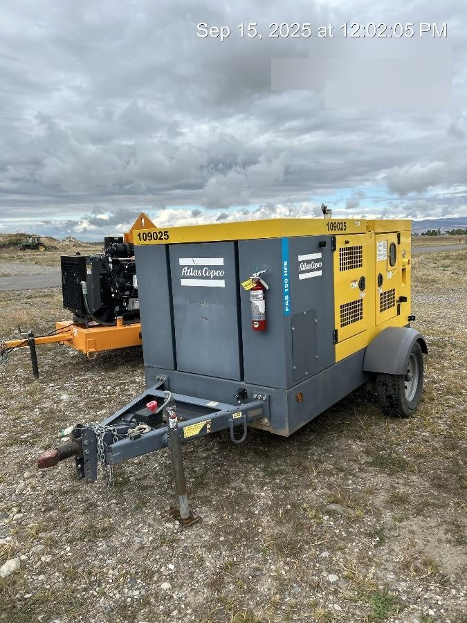 2020 ATLAS COPCO PAS 150 HF CS Enclosed