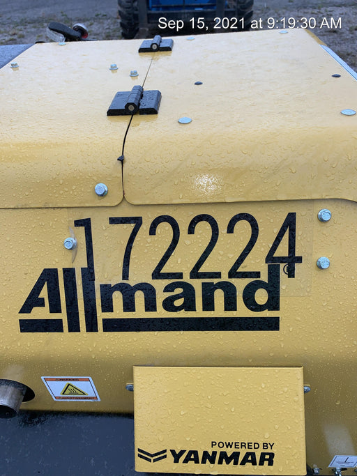 2021 Allmand NLV3GR (4) LED Light Fixture 350W, 23' Vertical Mast, 3kW Prime, Towable, Deep Sea L401, Leveling Jacks, Yanmar T4F 5.8hp