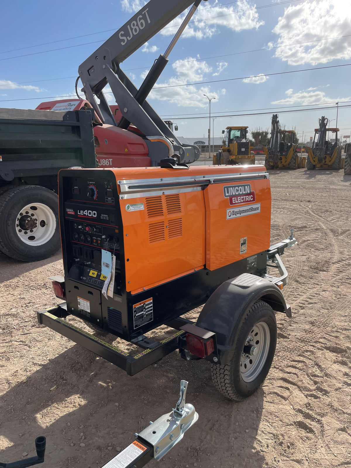 2022 Lincoln Electric LE400 Kubota V1505, Trlr, Cable Rack, Light Kit, ES Decals, T3
