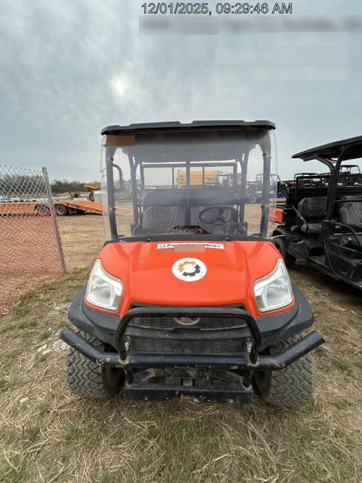 2021 Kubota RTV-X1140W-H Plastic Canopy, Windshield Acrylic Clear, LED Strobe Light, Wire Harness Kit, Back up Alarm