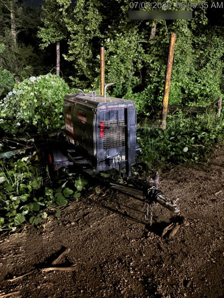 2018 Lincoln Electric Vantage 322 Lincoln Vantage 322 Welder Ready Pak 3 - Vantage 322, Trailer, Fender and light kit, Cable rack