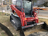 2019 Takeuchi TL12V2C ROPS/FOPS Cab, Heat/AC, Defroster, Rubber Tracks, Back-up Alarm, Front & Rear Working Lights, Auxiliary Hydraulics, Two-Speed Travel, Electronic Monitoring System, Hydraulic Universal Quick Hitch w/80" HD Smooth Dirt Bucket with Bolt-on Edge, 24.0 cu ft. Capacity