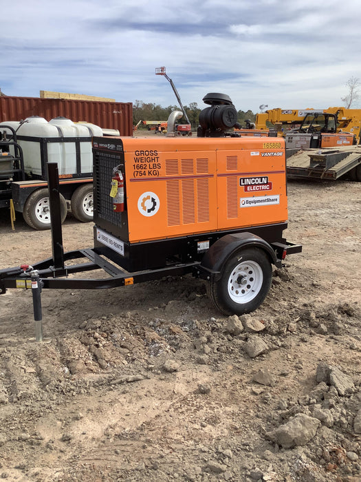 2021 Lincoln Electric Vantage 549X Ready Pak 3, ORANGE (includes trailer, cable rack, fender light kit)