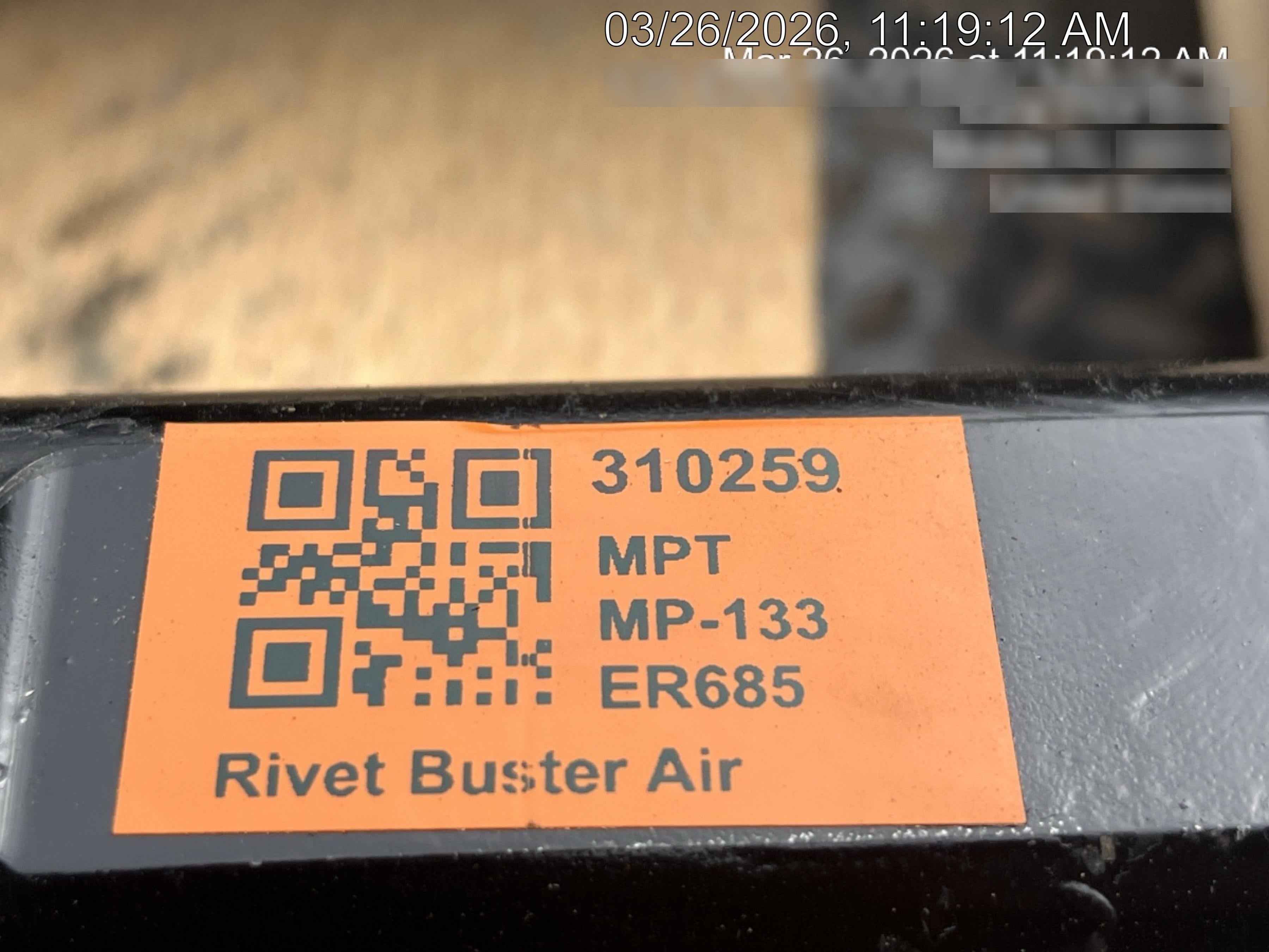 2023 MICHIGAN PNEUMATIC MP-133-ORANGE-NEP