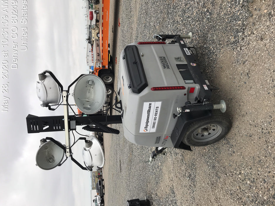 2018 Wacker Neuson LTV6L-MH Wacker Neuson LTV6L Mobile Light Tower w/Fuel Level Sensor Installed